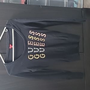 Guess black long sleeve